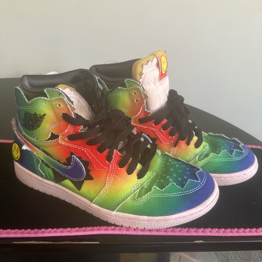 Jordan Multicolor Gradient High-Top Sneakers - image 1